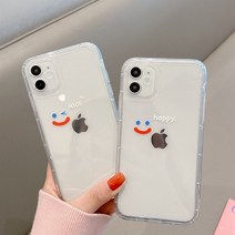 2퍼센트 스마일 해피나이스 베이직 아이폰 젤리 케이스