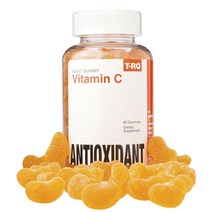 티알큐 어덜트 비타민 C 안티옥시던트 내추럴 오렌지 글루텐 프리 구미, 60개입, 1개