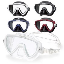 투사 마스크 M-19, W(투명스커트_화이트프레임)