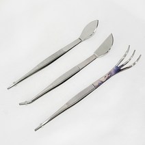 일제 핀셋 2 in 1단품 옵션선택(반달 일자형 반달 구불이형 일자 갈고리형), 일자 갈고리형 핀셋, 1개