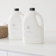 순한세탁세제 미세먼지케어 빠른용해 정전기방지 강한세척 대용량 2개입
