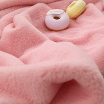 털원단 인형 퍼원단 페이크퍼 밍크 극세사 73컬러, 15.파스텔핑크10mm, 1개