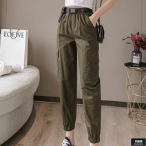 가바바 여성 조거팬츠 코디하기 좋은 카고 밴딩팬츠 G54843
