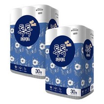 물에잘녹는 두루마리휴지 미래생활 3겹 화장지 30롤 2팩 먼지없는 비데용 코스트코 홈쇼핑, 상세페이지 참조, 상세이미지 체크