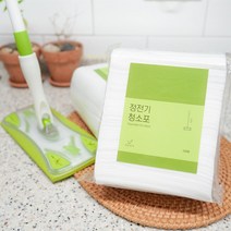 파르텐자 정전기 청소포 200장부터 1000장 대용량 벌크 밀대 물걸레 먼지 청소용부직포, 300장