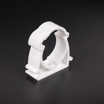 파이프클램프 서포트 수도관용 흰색 플라스틱 PPR U 클램프 홀더 파이프 직경 16mm 20mm 25mm 32mm 40mm 50mm 10 개, [06] 50mm