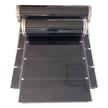 난방시스템 220v 220w 50cm-8meters 너비 건강한 바닥 난방 적외선 바닥 난방 탄소 필름 히터 전기 바닥 온난화 매트, 50cm x 100cm
