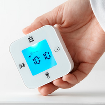 이케아 클로키스 디지털 알람 온도계 탁상 전자 시계 미니