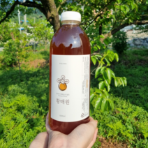 국내산 지리산 유기농 매실산 매실청 황매원 1000ml 매실원액 매실액기스, 1개
