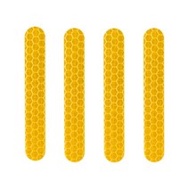 전동킥보드 튜닝 액세서리 최신 전면 후면 휠 커버 반사 스티커 4 개/세트 나인봇 맥스 G30 전동 스쿠터, 03 Max g30 Yellow