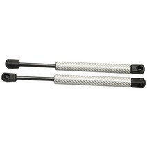 현대 i40 (VF) saloon 2012-2016 가스 충전 carbonfiber 프론트 후드 보닛 가스 스프링 스트러츠 365mm, 실버 탄소 섬유