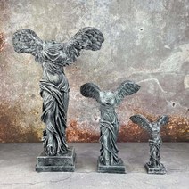 아트박스/모리아트 승리의 여신 니케 조각상 석고상 중형25cm 2종 빈티지, 중형(25cm)블랙스톤빈티지