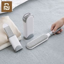 진드기 청소기 매직 보푸라기 제거제 옷 보푸라기 롤러 재사용 가능한 머리 청소 브러시, 엘 블루