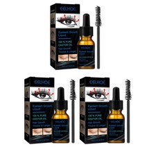 3개x10ml 자연 농밀 방수 마스카라 롱앤컬 마스카라, 3개