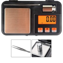 스마트 체중계전자 디지털 저울 200g 0.01g / 50g 미니 정밀 전문 포켓 밀리그램 교정 분동 스케일, 02 50gx0.001g