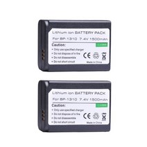 samsung nx5 nx10 nx11 nx20 nx100 디지털 카메라용 1500mah bp-1310 bp1310 bp 1310 ed-bp1310 배터리, 배터리 2개