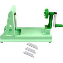 Vollum 일본 터닝 야채 스파이럴라이저 신선한 주키니 스쿼시 버터넛 스쿼시용 채소 스파이럴라이저 스, 한개옵션0