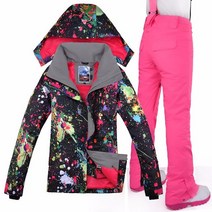 승마레슨 승마바지 Gsou snow-고품질 여성 자켓 스키복 캠프 승마 스포츠 방수 방풍 스노우보드 + 바지, 01 A1_04 L