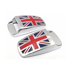 미니쿠퍼 엠블럼 고뱃지 2pcs 미니 쿠퍼 s one countryman clubman r50 r53 r55 r56 r60 r61 f54 f55 f56 f60 자동차 와이퍼, 빨간색