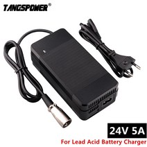 완속홈충전기28.8V 휠체어 골프 카트에 대 한 24V 5A 리드 산 성 배터리 충전기 3 핀 XLR 커넥터와 리드 산, 02 EU