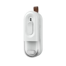 밴드실러 수직형 미니 휴대용 열 진공 실러 실러 및 커터 플라스틱 가방 식품 저장 위한, 하얀색