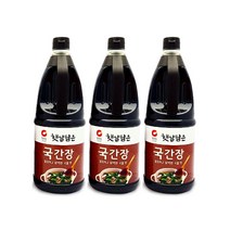 [UNIQ] 100% 자연숙성!! 청정원 햇살담은 국간장 1700ml, 3개