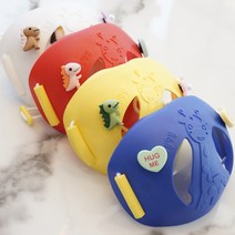 어린이 마스크 KF80 필터교환 국내생산 보건용 식약처허가 후아 제트케이 마스크, 레드