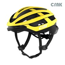 CRNK 크랭크 헬머 자전거헬멧 로드 어반 MTB 전기자전거 전동킥보드, 옐로우
