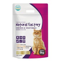 내추럴 팩토리 치킨&야채 전묘용5kg, 닭