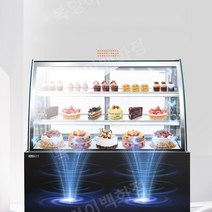 탕후루 카페 미니 제과쇼케이스 디저트 케잌 음료 마카롱 냉장고, 데스크탑아크표면0.9m케이크캐비닛-블랙