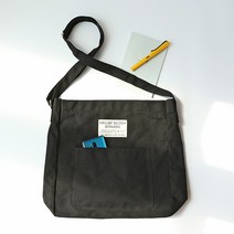 미모양 캔버스 지퍼 메신저백 에코백 크로스백 숄더백
