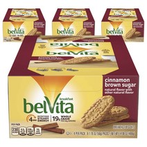 Belvita 브렉퍼스트 비스킷 400g 홀 그레인, 4개