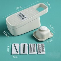 업소용 후지 육절기 냉동 냉장야채 슬라이서 채소 커터 칩 강판 고기 양파 쵸퍼 식품 저장 용기 주방 도구, 11 SS101-grey