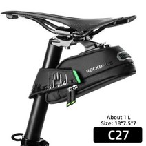 자전거 ROCKBROS 안장 가방 방수 충격 방지 가방 MTB 가방 액세서리에 대한, C27 1L