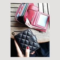 Bs2 퀼팅포인트 천연양가죽 여성 고급 반지갑 손가방 _ 22093098EA