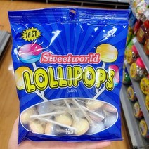 스윗월드 롤리팝 사탕 16개입x2개 Sweetworld Wrapped Lollipops, 2개