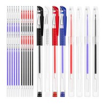 봉제 퀼트 및 재봉을 위한 무료 리필을 표시하는 열 지울 수 있는 직물이 있는 4가지 색상 열 지우기 펜, 유형 3, 플라스틱