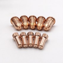 플라즈마 커팅 백 스트라이크 10pcs 52556 전극 10pcs 51246 51248 노즐 팁 PT100 PT-100 IPT-100 PTM-100 플라즈마 토치 소모품, 1.4mm 노즐