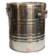 리빙플랜 보온보냉물통 40호 스텐물통 대용량 업소용