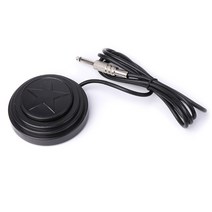 패션 라운드 문신 머신 풋 스위치 풋 페달 컨트롤러 전원 공급 장치 키트, 검은색