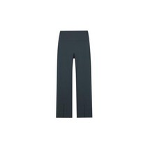 안다르 에어웜 기모 프론트 슬릿 부츠컷 레깅스 롱 오보시디안그레이