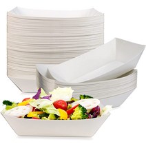 식용구리스 커피머신구리스 커피머신윤활제 Oomcu 100팩 1.4kg(3파운드) 튼튼한 일회용 크래프트 브라운 종, 02 Whiite