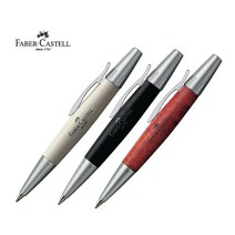 파버카스텔 이모션 금속 우드 트위스트 볼펜 3colors, 블랙