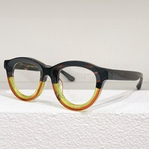 일본안경테 일본 타원형 두꺼운 아세테이트 안경테 빅 페이스 브랜드 남성용 빈티지 처방용 레트로 디자