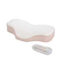 잠솔베개 4D 메모리폼 베개, 베이지
