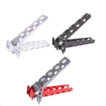 클립클램프 그리퍼 핸들 홀더 클립 캠핑 조리 기구 GD01959, 레드 GD01959