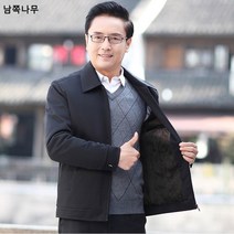 추동남성패딩코트남중장년자켓남캐주얼두툼상의남성패딩터틀넥아빠룩