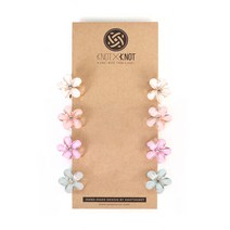 KNOTXKNOT 8pcs 풀구성 벚꽃 포인트 컷팅 글라스 미니 집게핀
