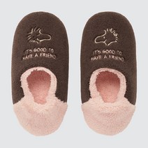 유니클로 여성 (UT) PEANUTS Fleece Living Shoes (슬리퍼 가을 겨울) 443243 UNIQLO
