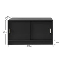 수납장 거실 높은 거실장 다용도 입구 홀 사이드 보드 뷔페 보관 로커 북유럽 공간 절약 캐, 15.120x45x40cm